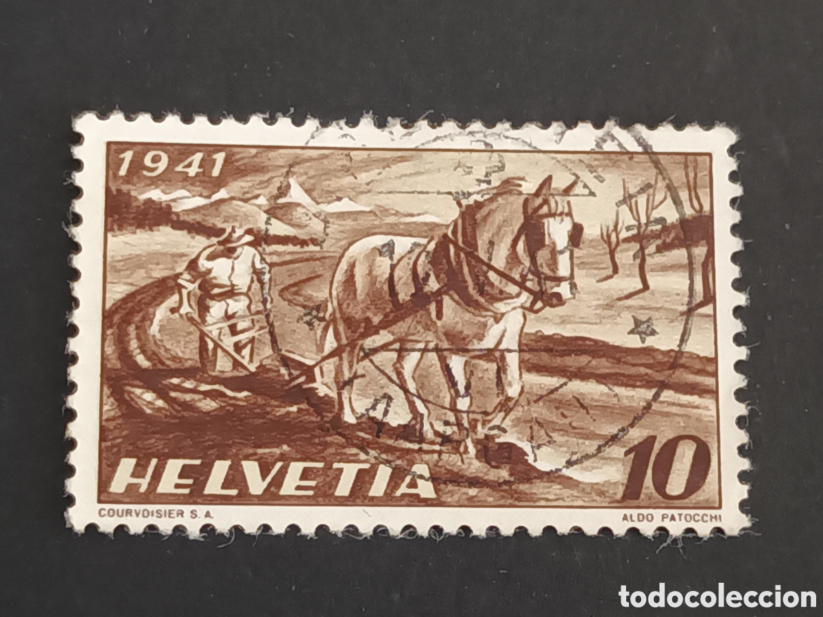 Sellos: SUIZA. 1941. USADO. - Foto 1