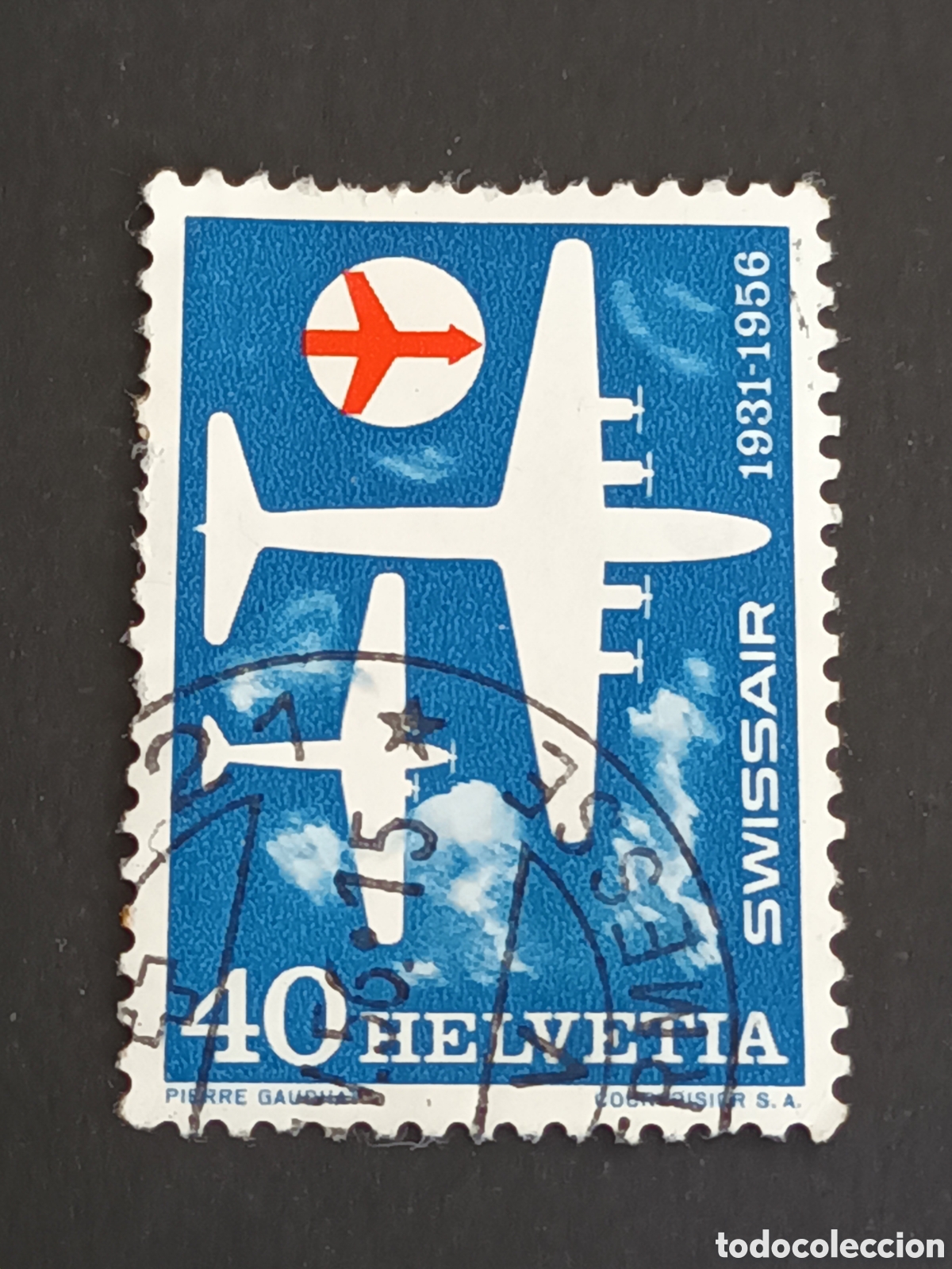 Sellos: SUIZA. 1956. USADO. - Foto 1
