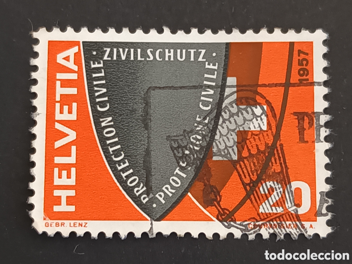 Sellos: SUIZA. 1957. USADO. - Foto 1