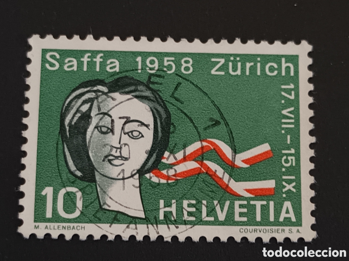 Sellos: SUIZA. 1958. USADO. - Foto 1