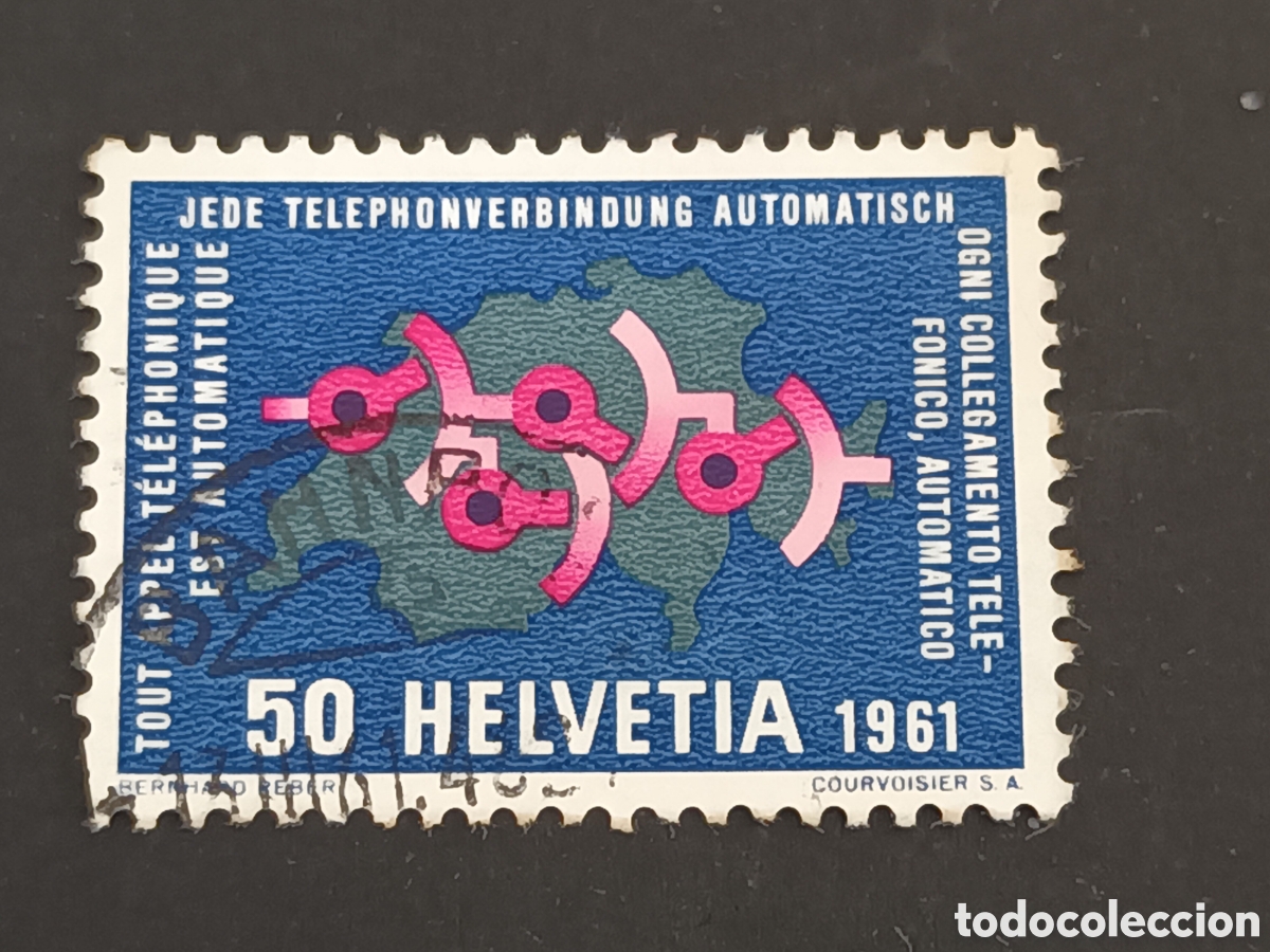Sellos: SUIZA. 1961. USADO. - Foto 1