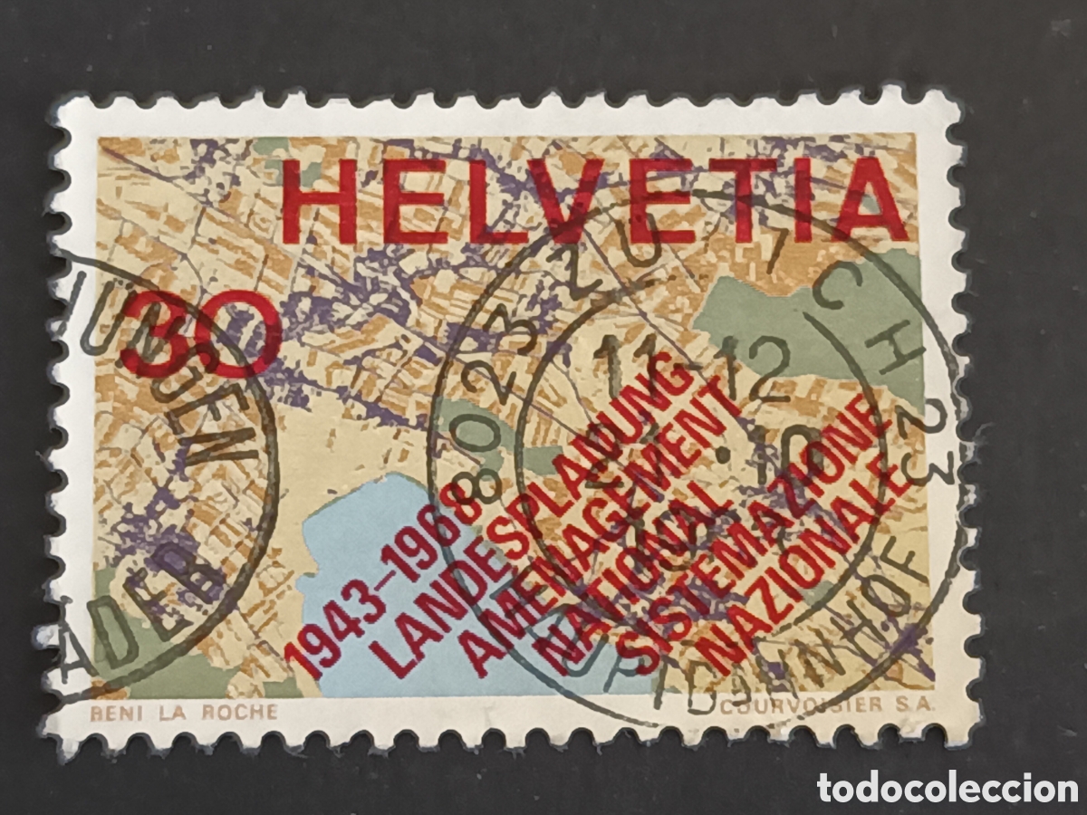 Sellos: SUIZA. 1968. USADO. - Foto 1