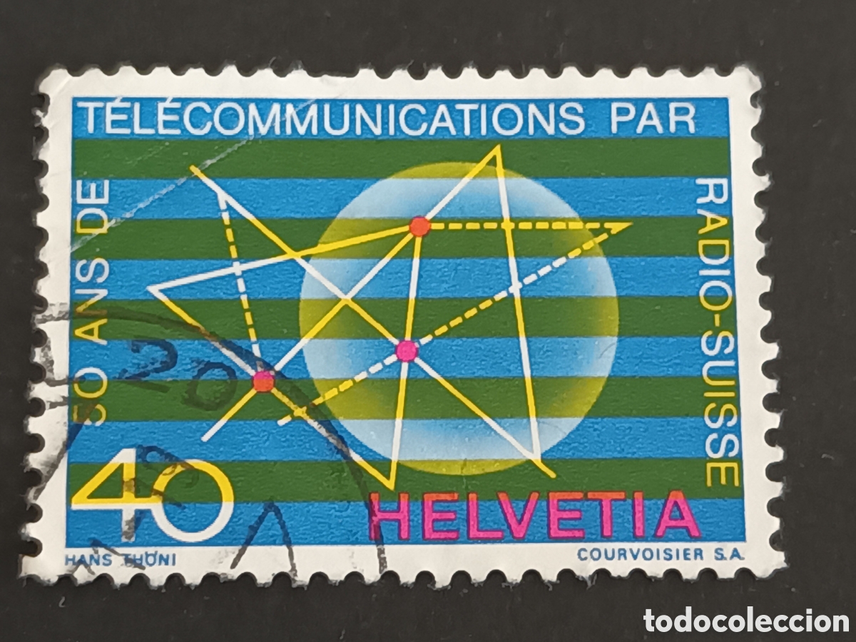 Sellos: SUIZA. 1971. USADO. - Foto 1