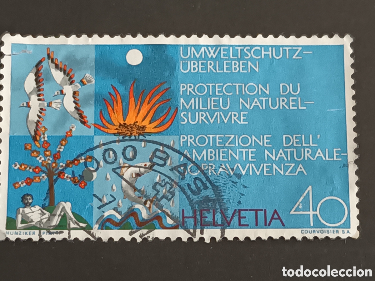 Sellos: SUIZA. 1972. USADO. - Foto 1