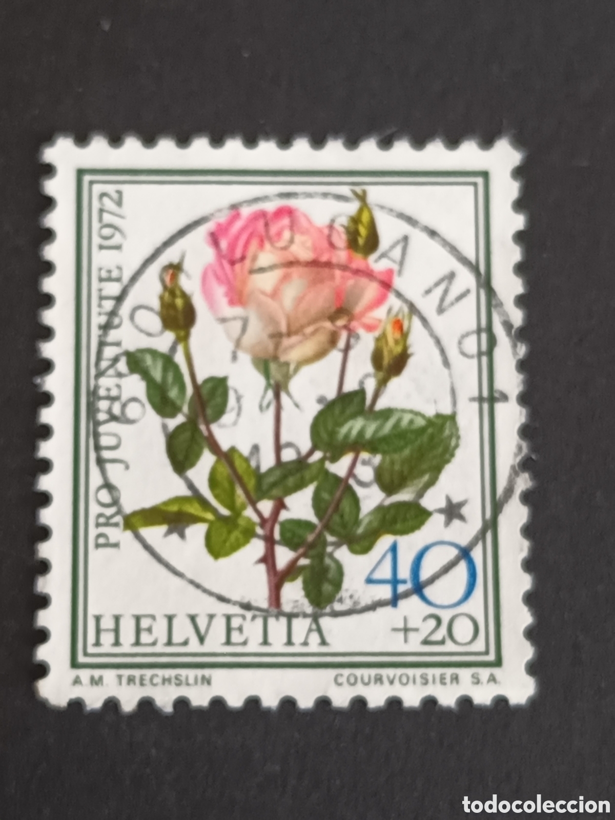Sellos: SUIZA. 1972. USADO. - Foto 1