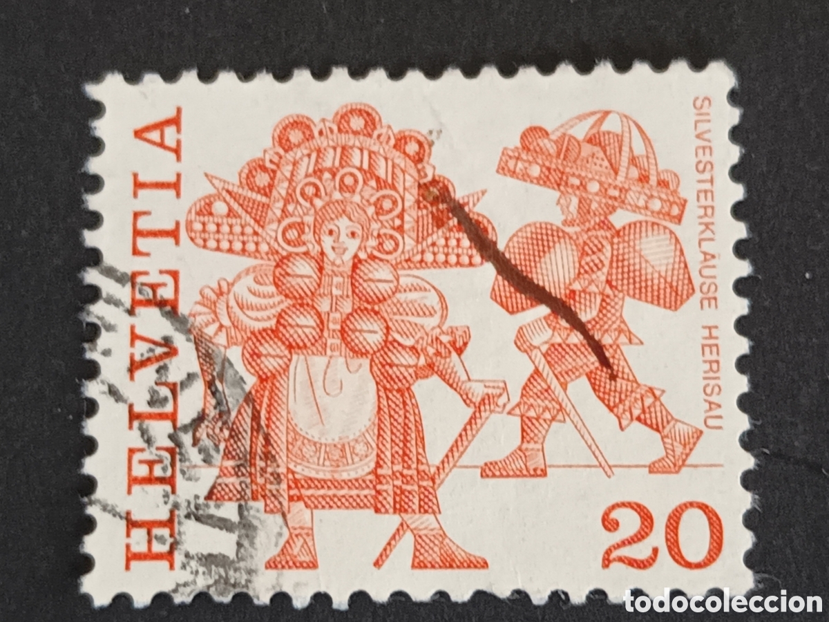 Sellos: SUIZA. 1977. USADO. - Foto 1