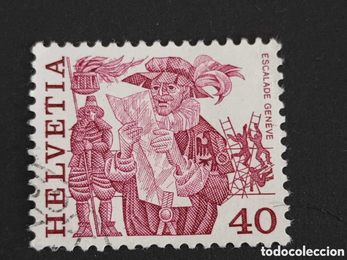 Sellos: SUIZA. 1977. USADO. - Foto 1