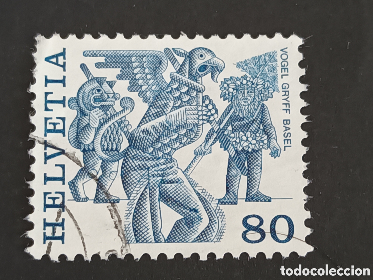 Sellos: SUIZA. 1977. USADO. - Foto 1