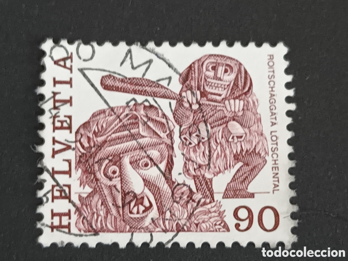 Sellos: SUIZA. 1977. USADO. - Foto 1