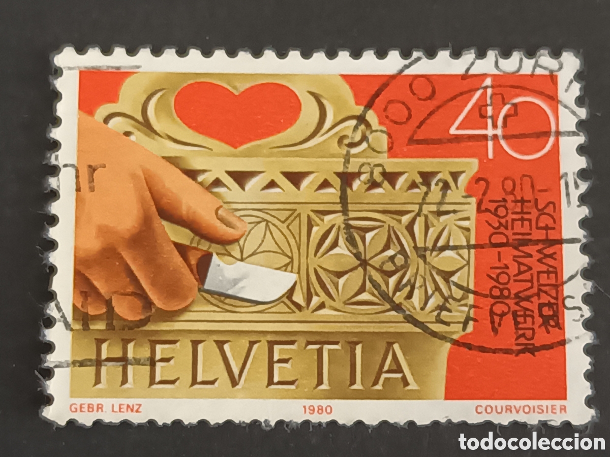 Sellos: SUIZA. 1980. USADO. - Foto 1