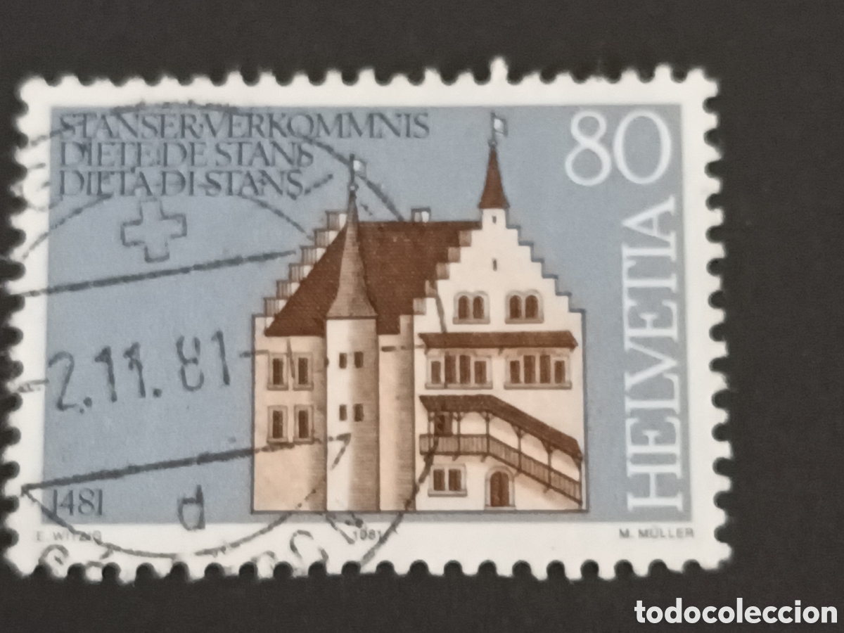 Sellos: SUIZA. 1981. USADO. - Foto 1