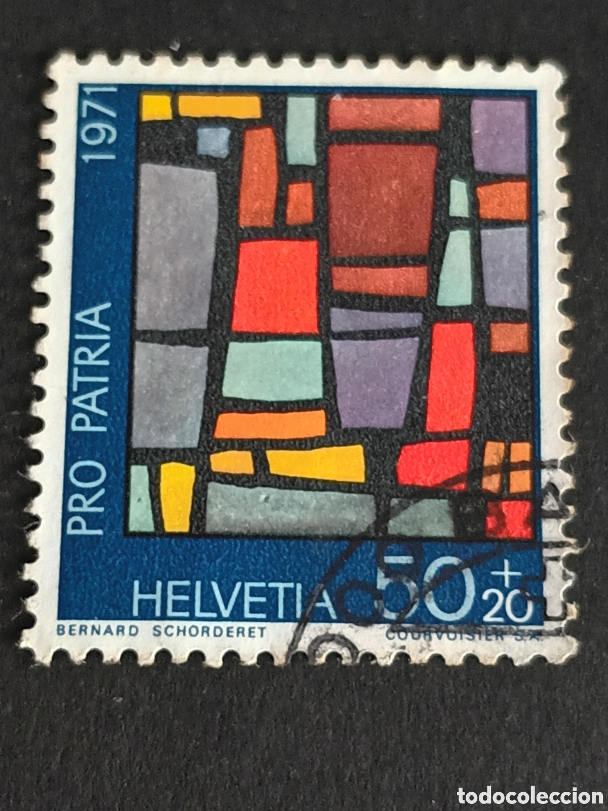 Sellos: SUIZA. 1971. USADO. - Foto 1