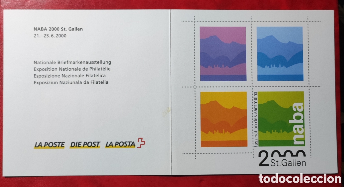 Sellos: Suiza. 2000. Naba 2000 - Foto 1