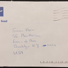 Sellos: DM)1998, SWITZERLAND, LETTER SENT TO U.S.A, AIR MAIL, PRIORITY, WITH PORCELAIN STAMP, INTERNATIONAL