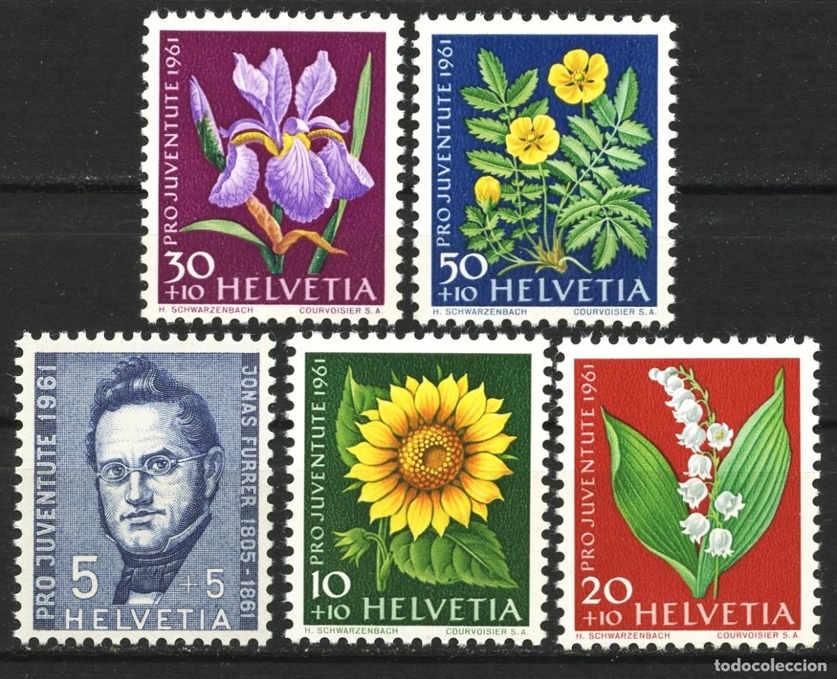 Sellos: SUIZA, SELLO, PRO JUVENTUD, 1961, SERIE - Foto 1
