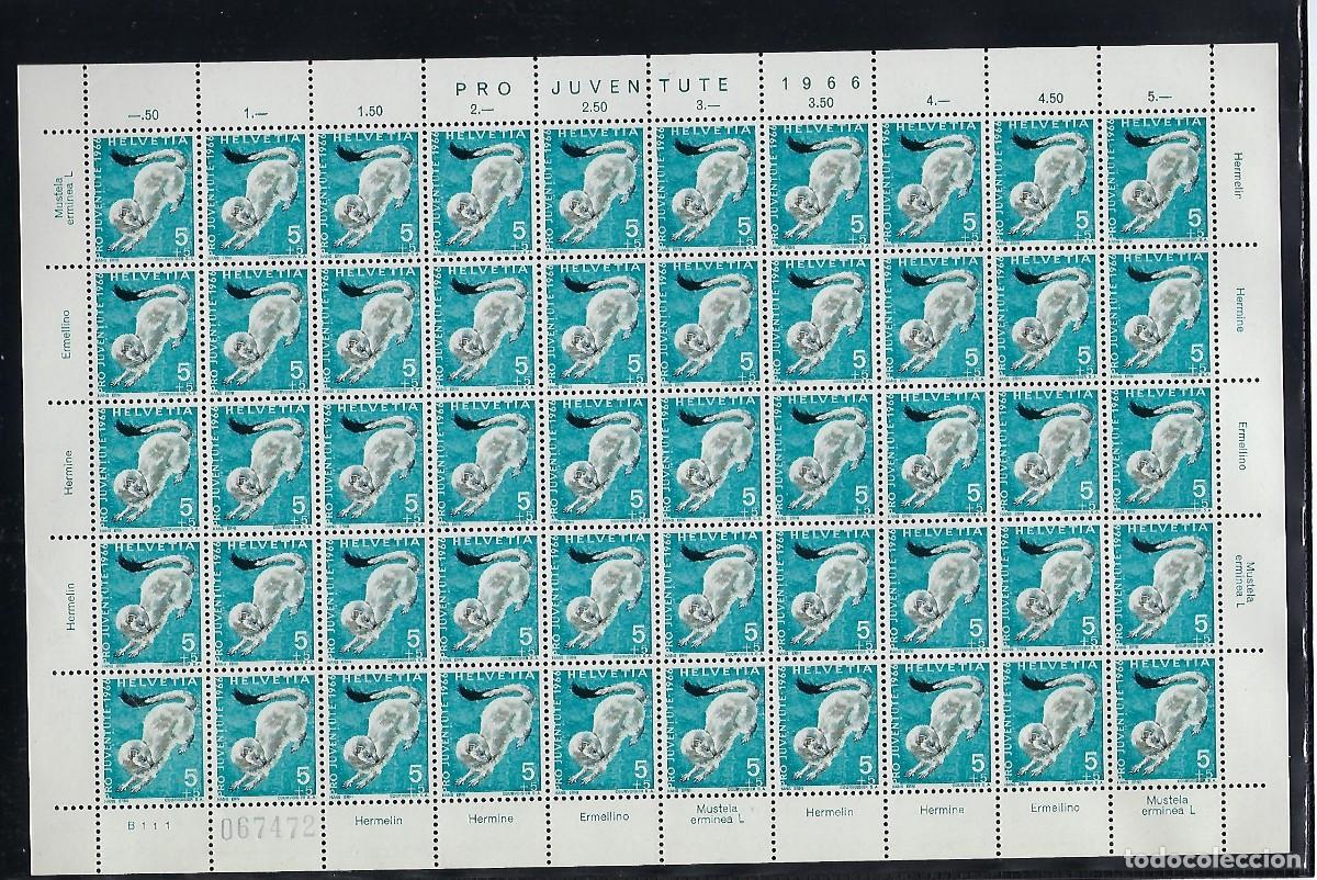 Sellos: Suiza. A&ntilde;o 1966 pro juventud - Foto 1