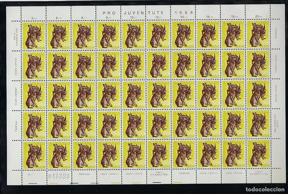 Sellos: Suiza. A&ntilde;o 1966 pro juventud - Foto 3