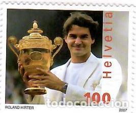 Sellos: SELLO SUIZA ROGER FEDERER - Foto 1