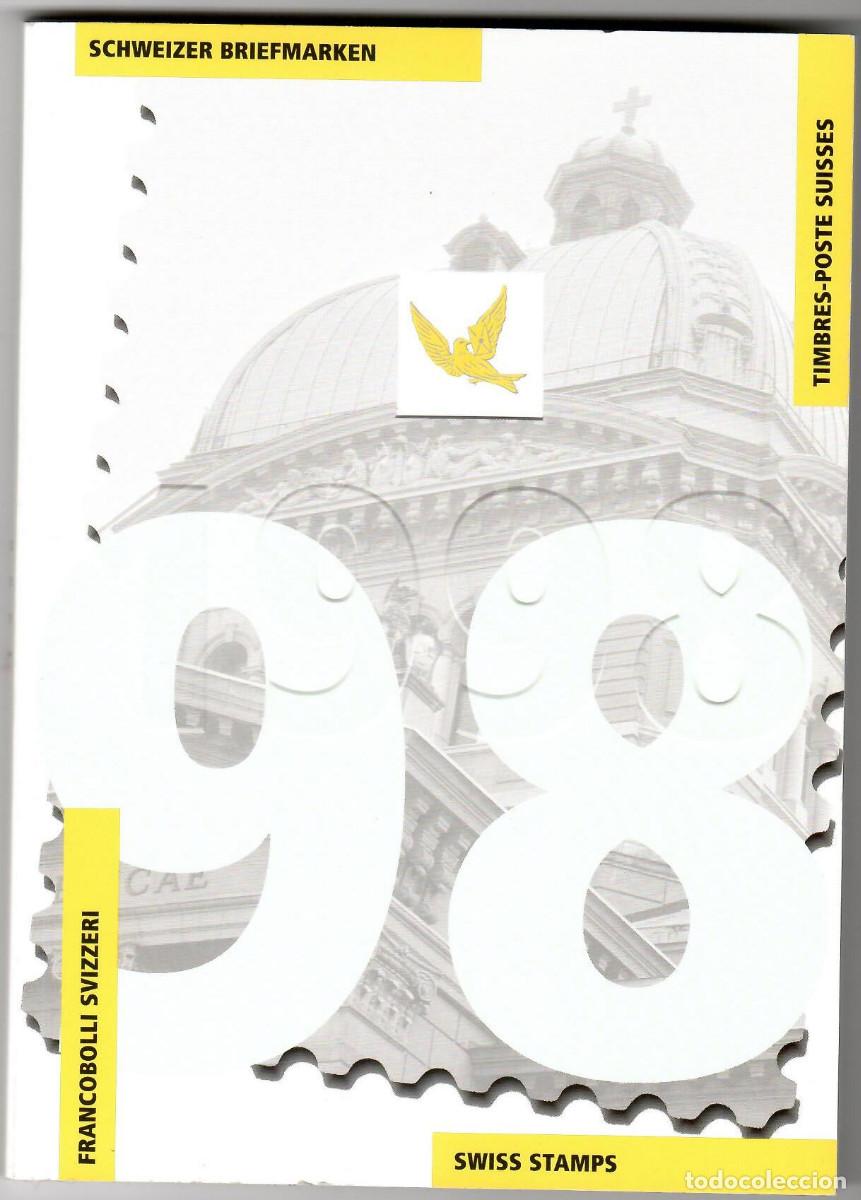 Sellos: LIBRO SELLOS SUIZA A&Ntilde;O COMPLETO 1998 - Foto 1