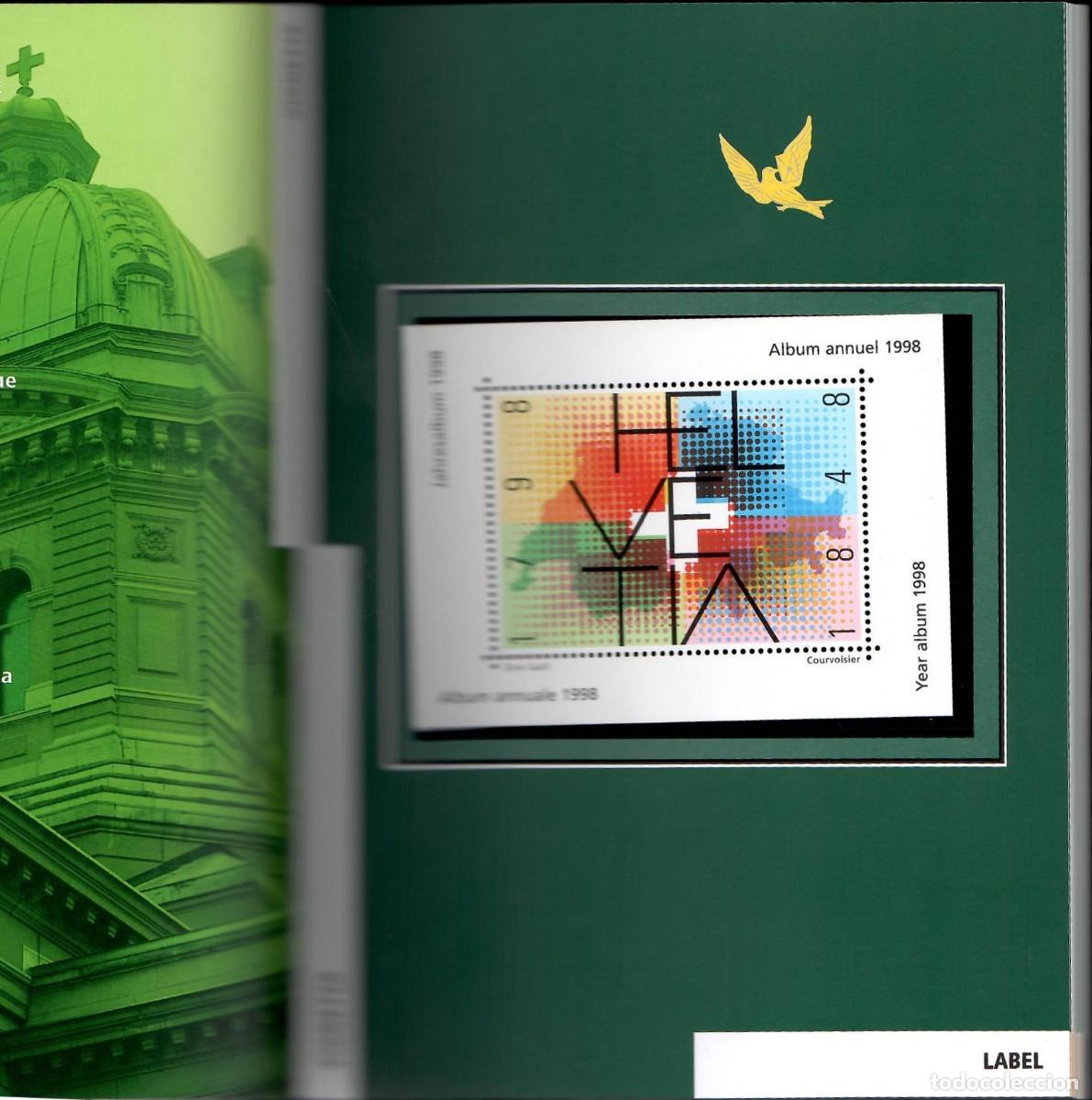 Sellos: LIBRO SELLOS SUIZA A&Ntilde;O COMPLETO 1998 - Foto 2