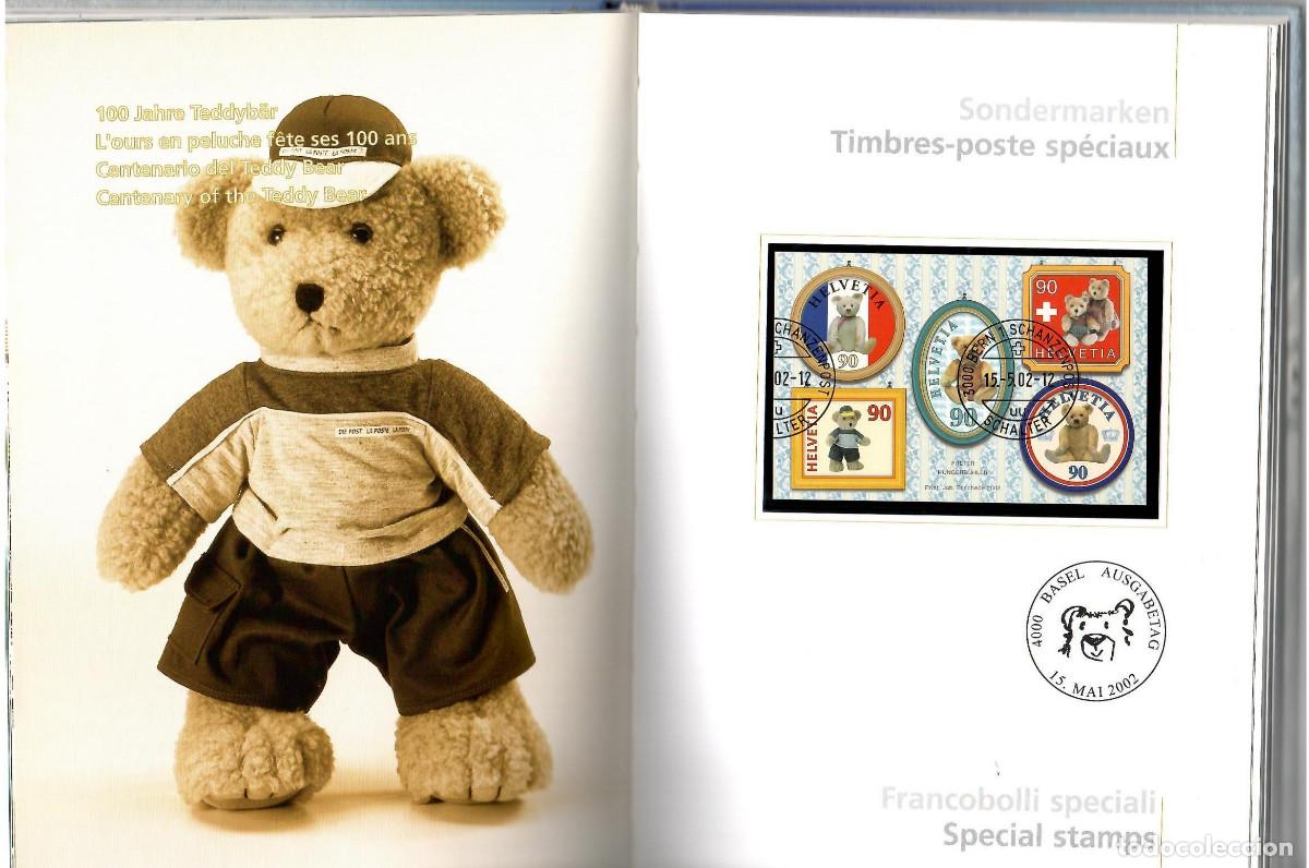 Sellos: LIBRO SELLOS SUIZA A&Ntilde;O COMPLETO 2002 - Foto 2