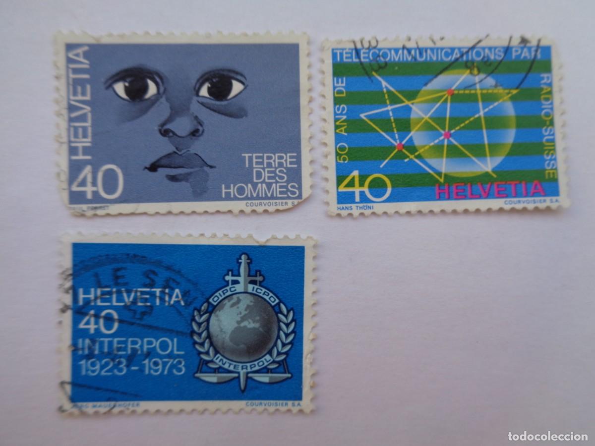 Sellos: LOTE DE 3 SELLOS DE SUIZA - Foto 1