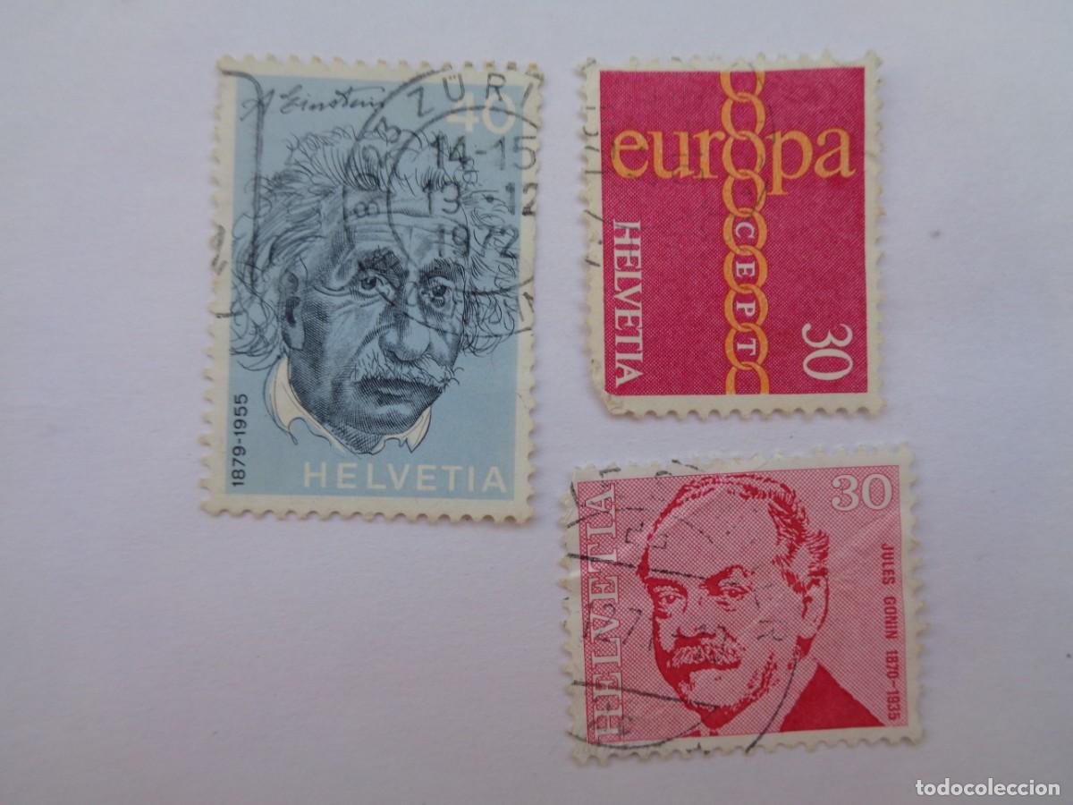 Sellos: LOTE DE 3 SELLOS DE SUIZA - Foto 1
