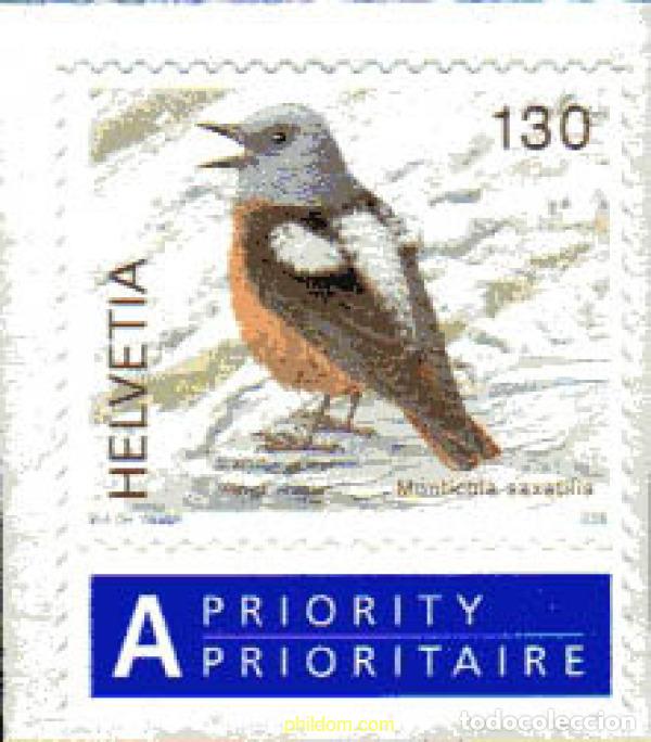 Sellos: 349371 MNH SUIZA 2008 PAJAROS - Foto 1