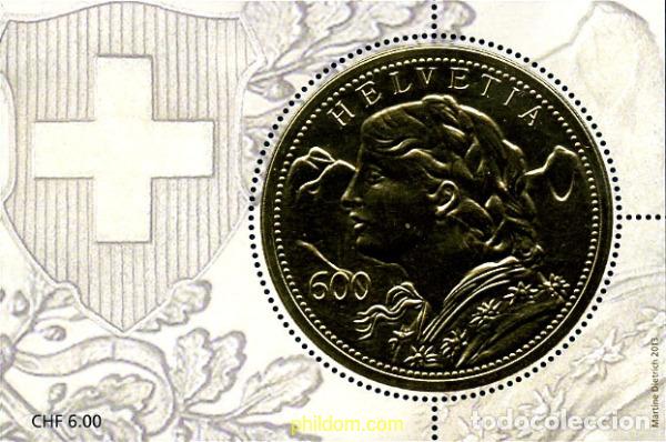 Sellos: 308507 MNH SUIZA 2013 MONEDA DE ORO - Foto 1