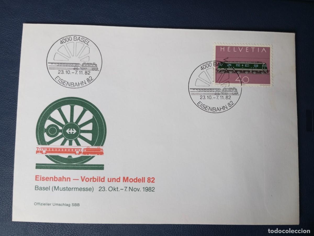 Sellos: SUIZA 1982, SPD FERROCARRILES - Foto 1