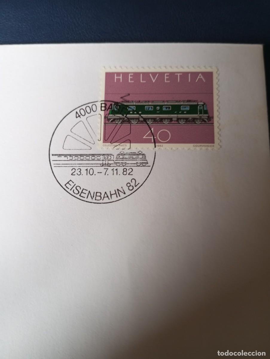 Sellos: SUIZA 1982, SPD FERROCARRILES - Foto 2