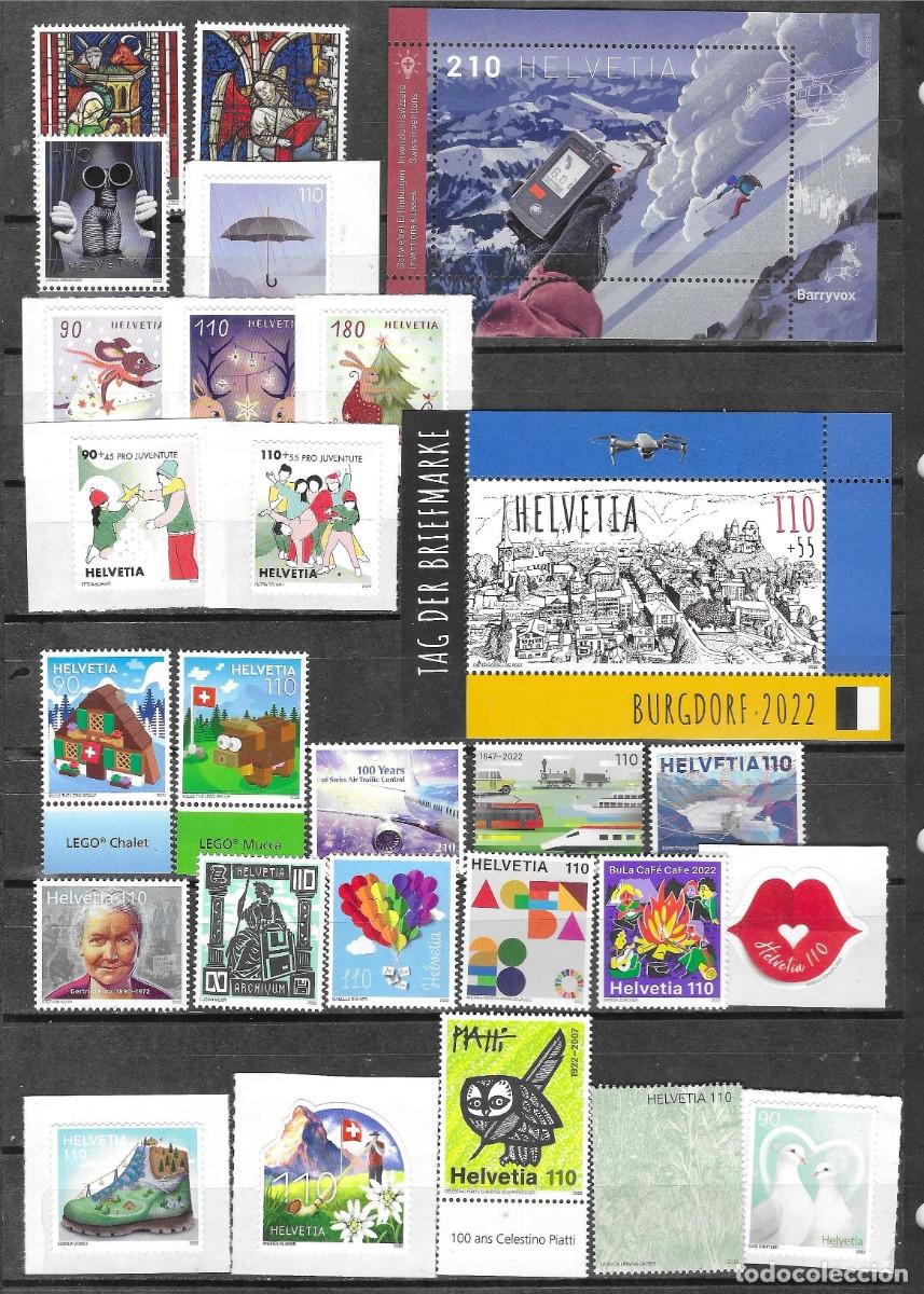 Sellos: SELLOS** DE SUIZA 2022 - Foto 1