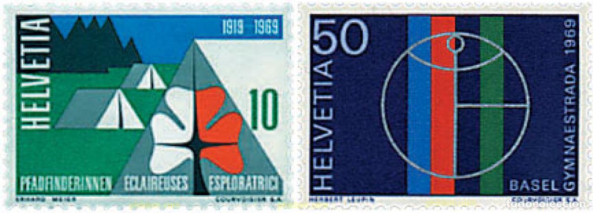 Sellos: 760634 HINGED SUIZA 1969 SERIE DE PROPAGANDA - Foto 1