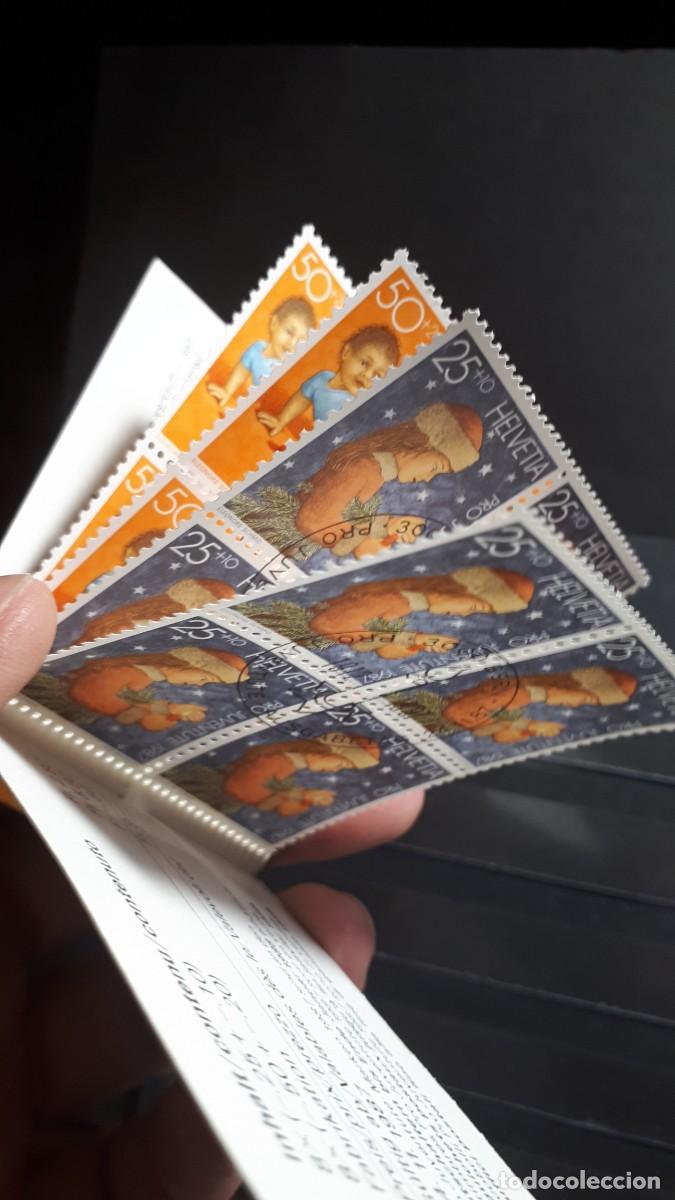 Sellos: SUIZA . CARNET.&deg;. A&Ntilde;O 1987. - Foto 3