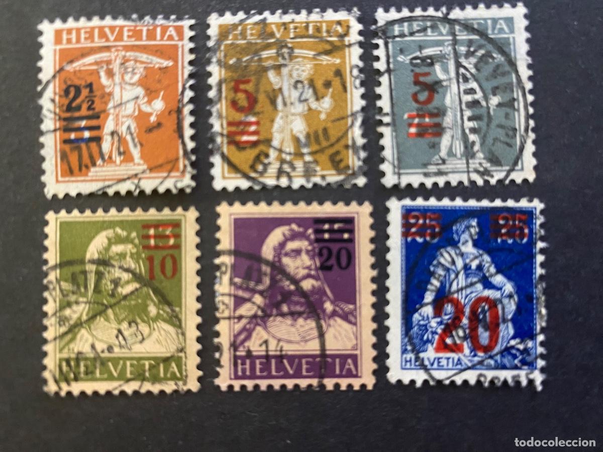 Sellos: Suiza 1924 serie completa - Foto 1