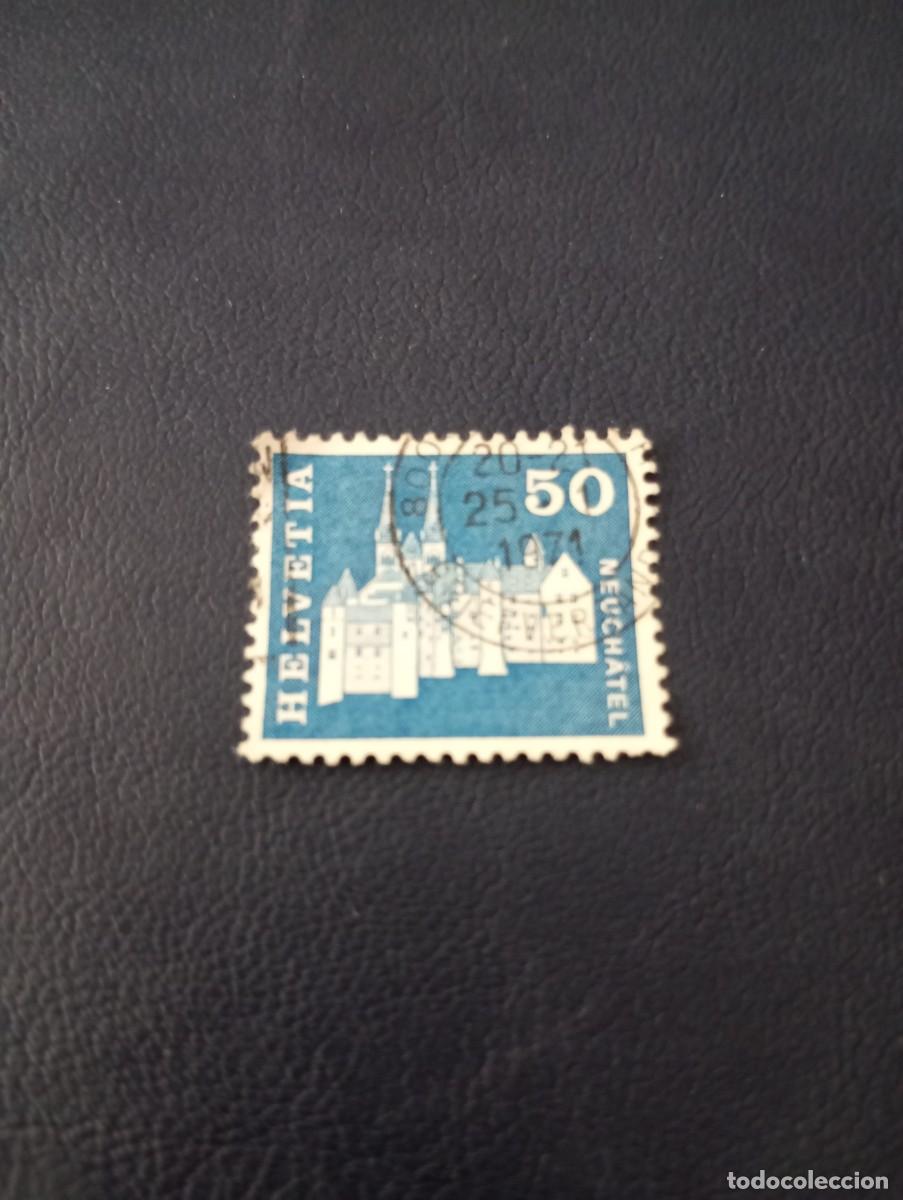 Sellos: SUIZA , PALACIO CASTILLO DE NEUCHATELL - Foto 1