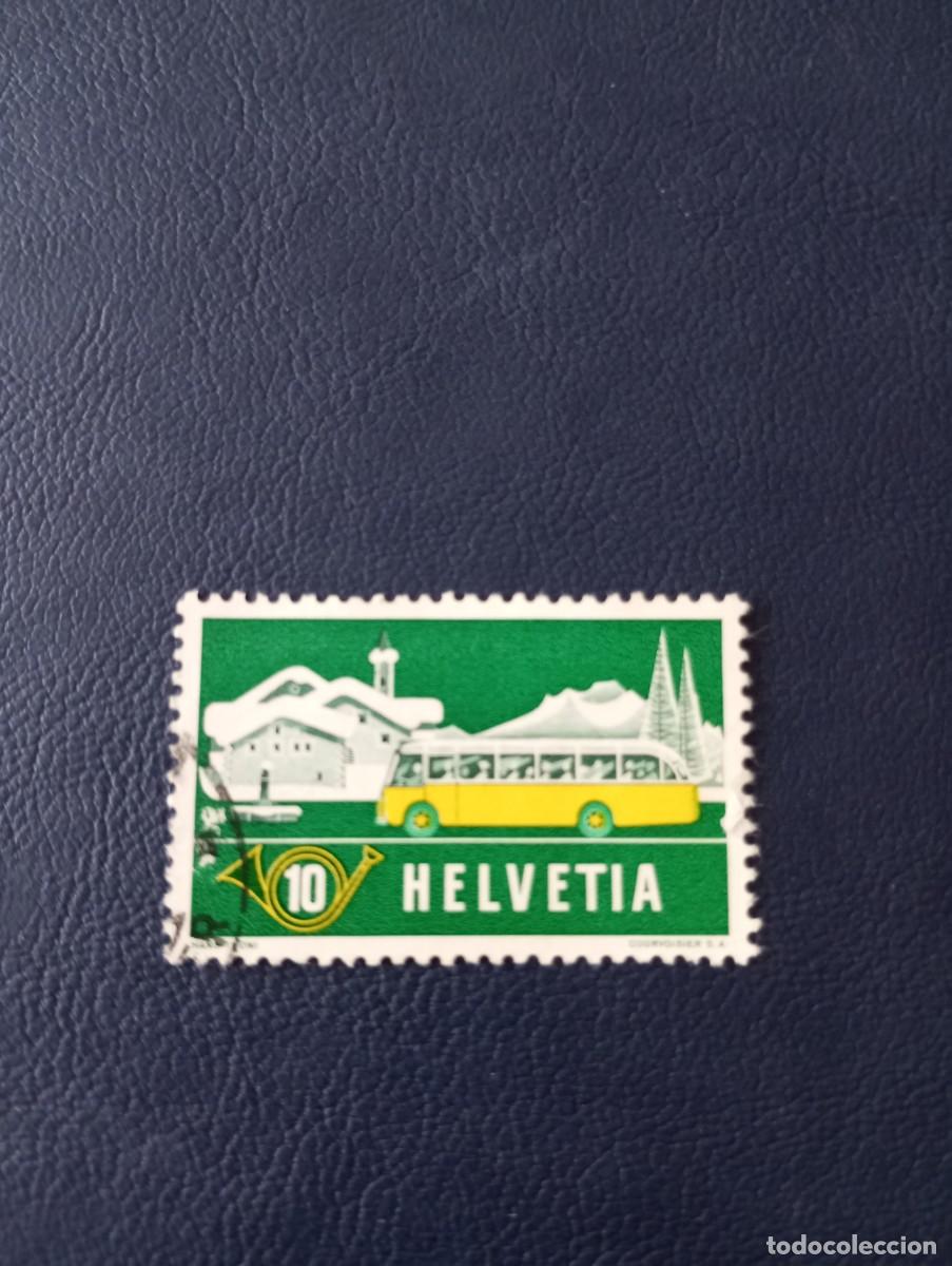 Sellos: SUIZA , 1953, AUTOBUS POSTAL - Foto 1