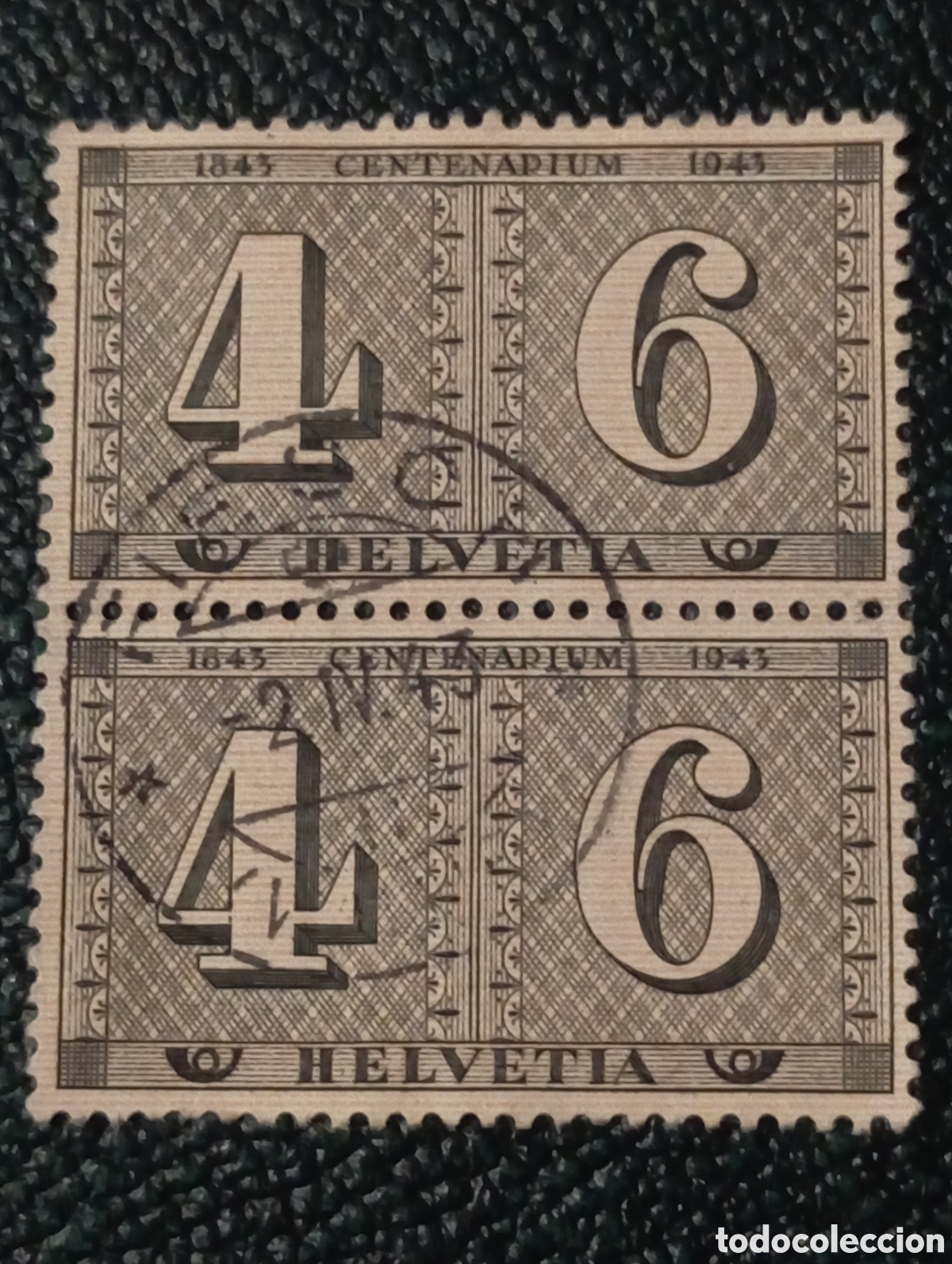 Sellos: Bloque x 2 SUIZA YVERT NUM. 384 - Foto 1