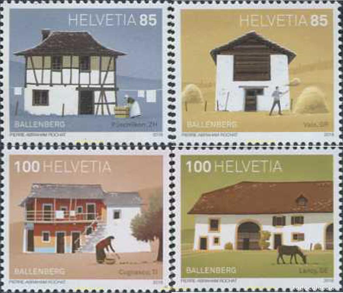 Sellos: 589881 MNH SUIZA 2018 EDIFICIOS HISTORICOS DE BALLENBERG - Foto 1