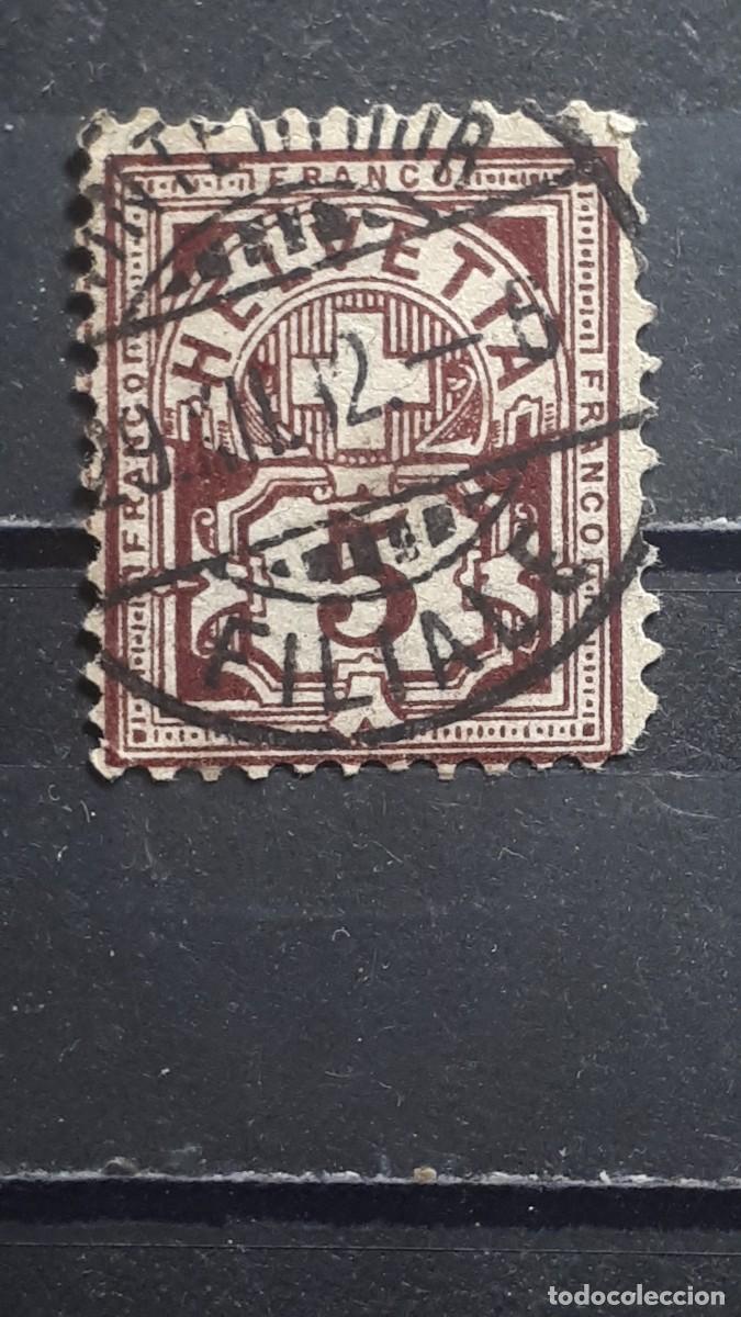Sellos: SUIZA. A&Ntilde;O 1882. &deg;. YVERT 65 - Foto 1
