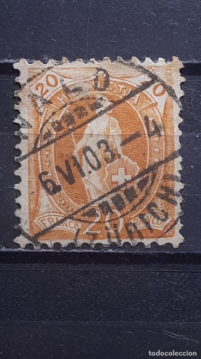 Sellos: SUIZA. A&Ntilde;O 1882. &deg;. YVERT 71 - Foto 1