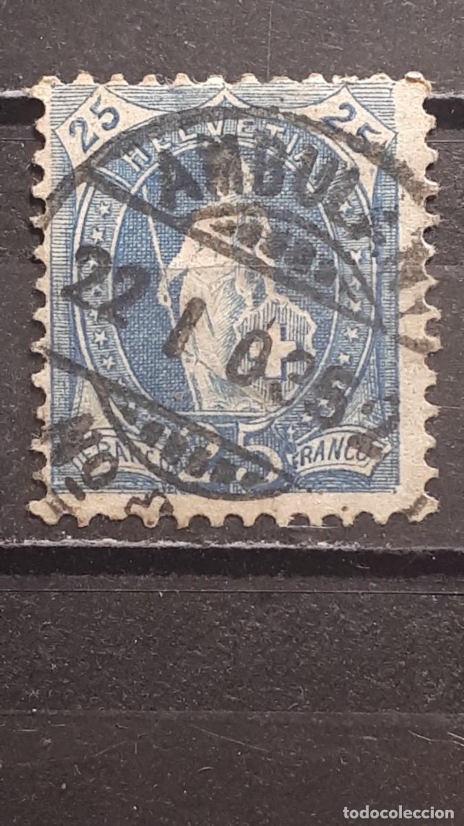 Sellos: SUIZA. A&Ntilde;O 1882. &deg;. YVERT 73 - Foto 1