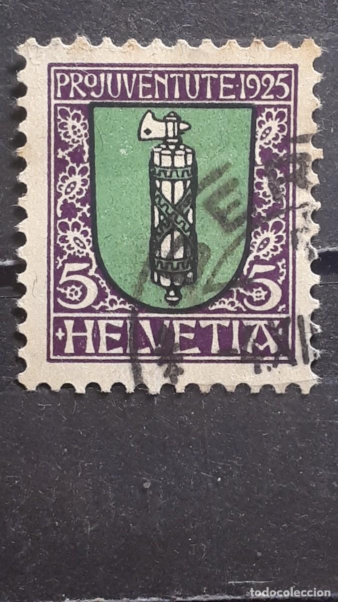 Sellos: SUIZA. A&Ntilde;O 1925. &deg;. YVERT 218 - Foto 1