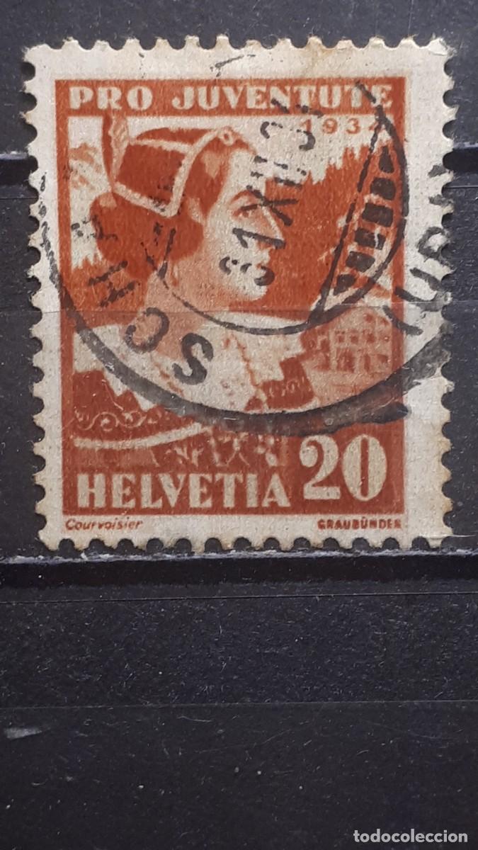 Sellos: SUIZA. A&Ntilde;O 1934. &deg;. YVERT 280 - Foto 1