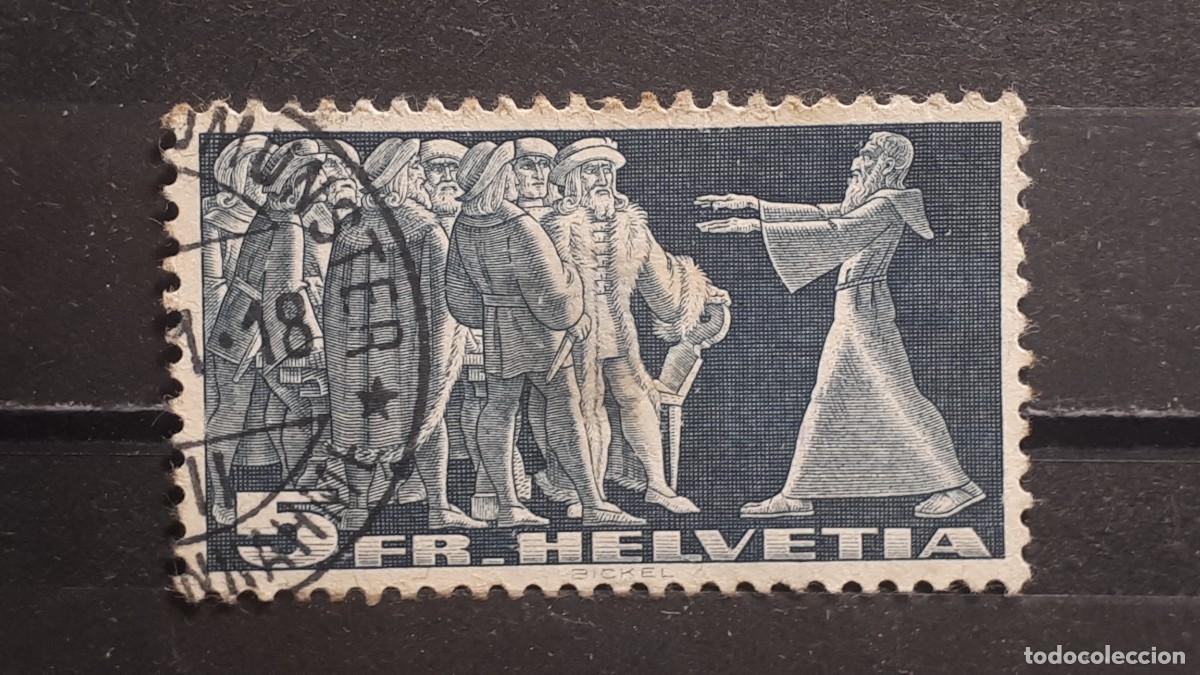 Sellos: SUIZA. A&Ntilde;O 1938. &deg;. YVERT 314A - Foto 1