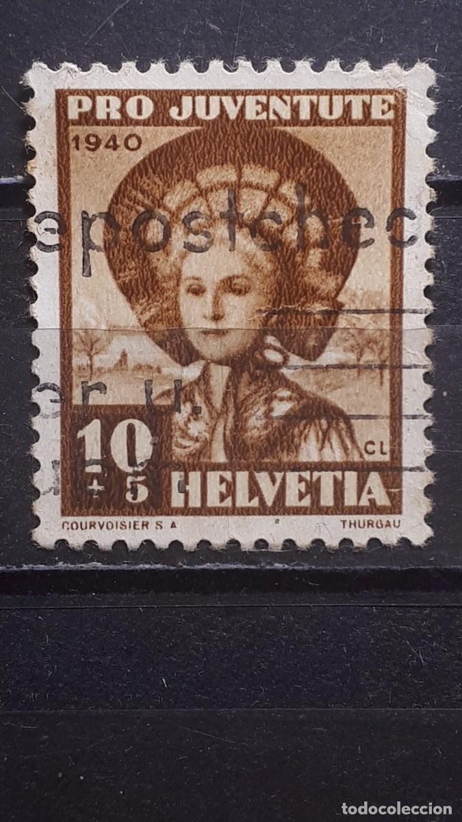 Sellos: SUIZA. A&Ntilde;O 1940. &deg;. YVERT 355 - Foto 1