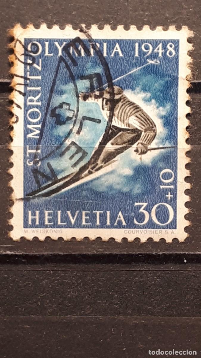 Sellos: SUIZA. A&Ntilde;O 1948.&deg;. YVERT 452 - Foto 1