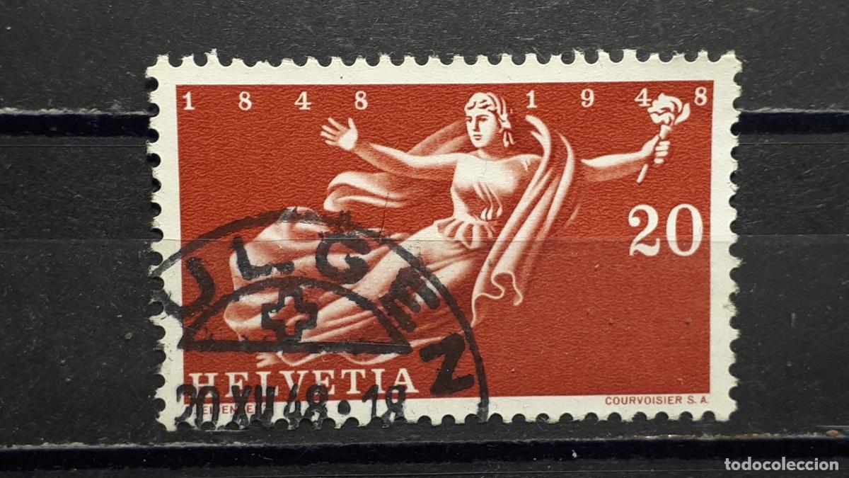 Sellos: SUIZA. A&Ntilde;O 1948.&deg;. YVERT 455 - Foto 1