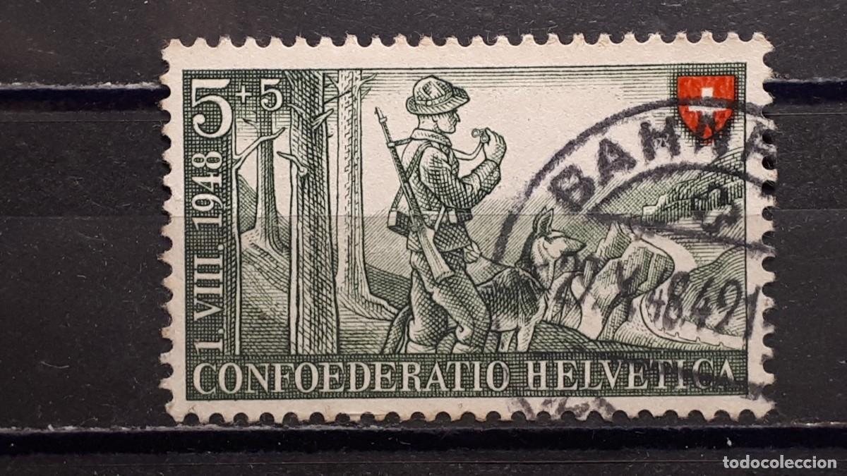 Sellos: SUIZA. A&Ntilde;O 1948.&deg;. YVERT 457 - Foto 1