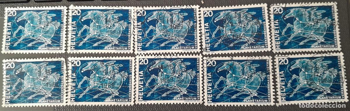 Sellos: 1969 SUIZA. Constelaci&oacute;n Pegasus - Foto 1
